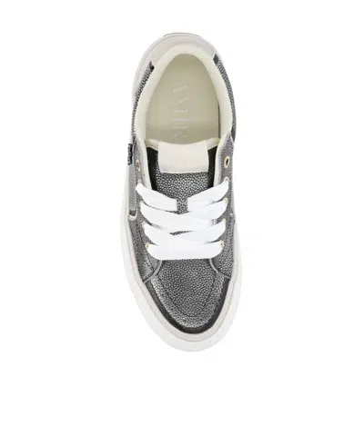 Amiri Sunset Pebbled Low-top Sneakers In Gray