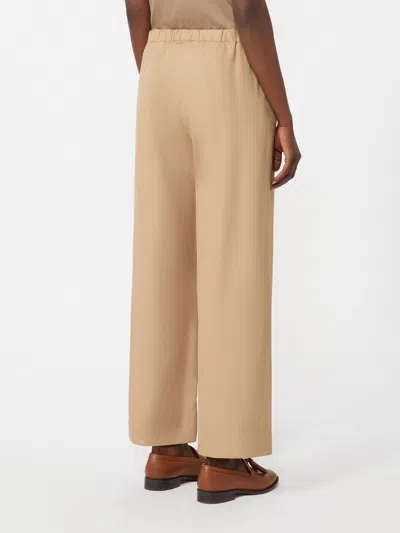 Max Mara Drawstring Casual Pants In Brown