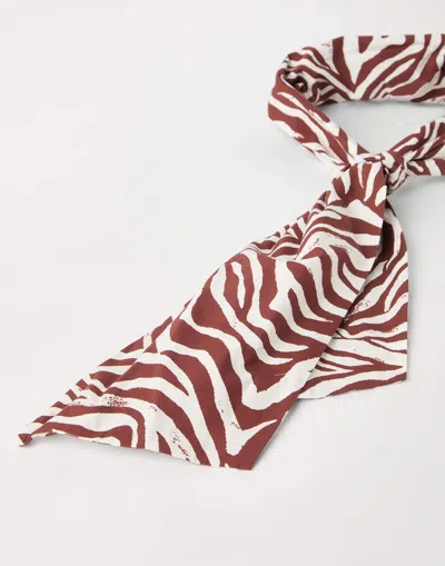 Brunello Cucinelli Printed Headband In Multi