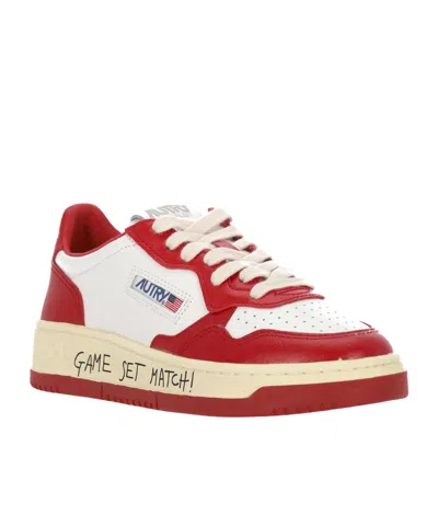 Autry Medalist Perforated Panel Sneakers In Multi