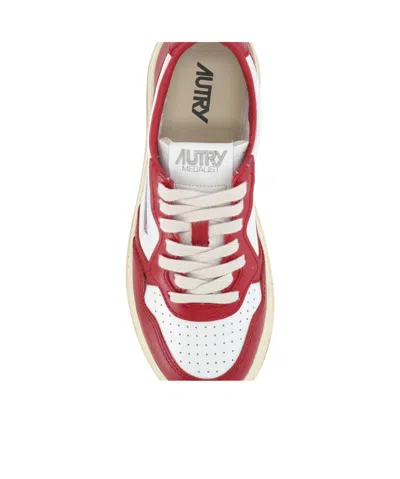 Autry Medalist Perforated Panel Sneakers In Multi