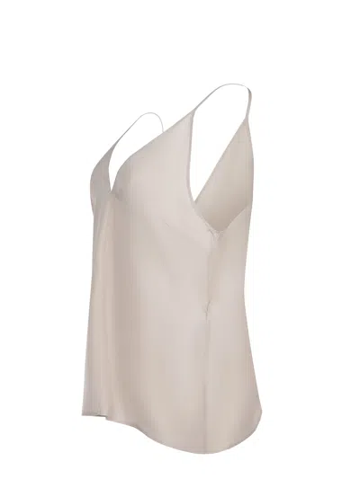 Alysi Thin Shoulder Straps In White