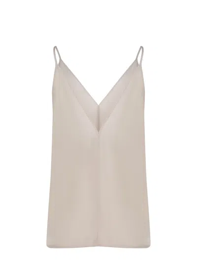 Alysi Thin Shoulder Straps In White