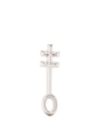 Capsule Eleven Egyptian Nefer Symbol Hoop Earring In Silver | ModeSens