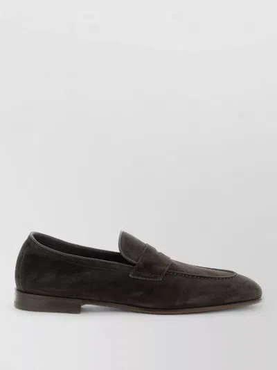 Brunello Cucinelli Brown Solid Penny Loafer In Brown