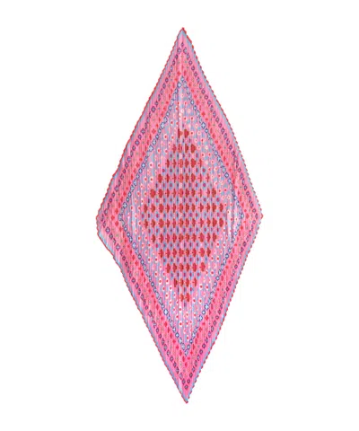 Echo New York Clover Pleated Diamond In Multi