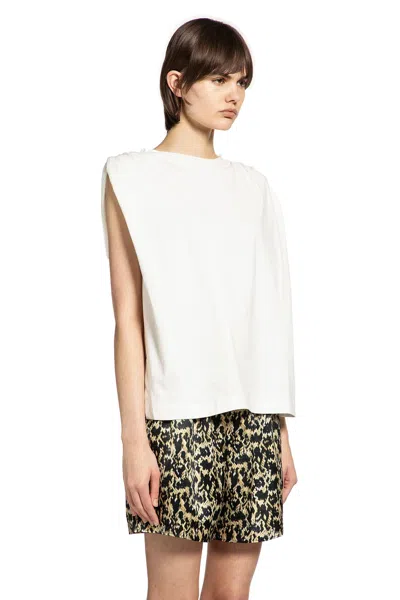 Petar Petrov Plain Mode T-shirt In White