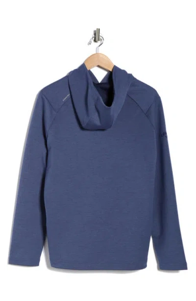 Callaway Heathered Hooded Pullover In Blue