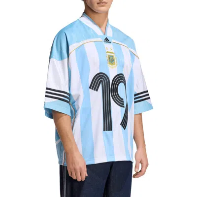 Adidas Originals Mens Adidas Bringback Remixed Argentina Jersey In Blue/white