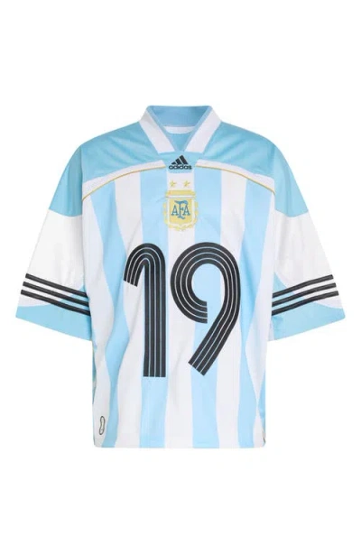 Adidas Originals Mens Adidas Bringback Remixed Argentina Jersey In Blue/white