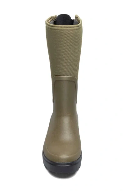 Bogs Hazel Tall Adjustable Calf Snow Boot In Green