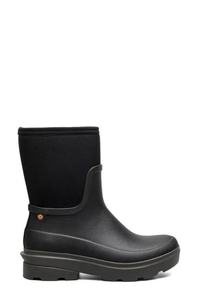 Bogs Hazel Mid Zip Snow Boot In Black