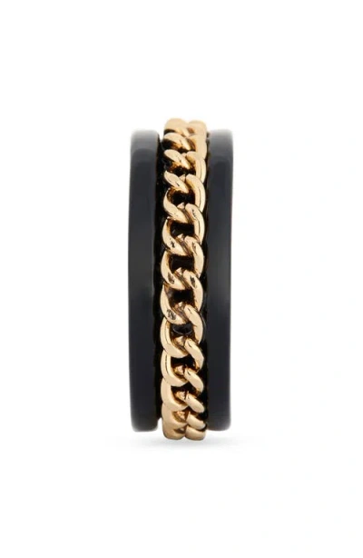 Steve Madden Chain Bit Ring In Multi