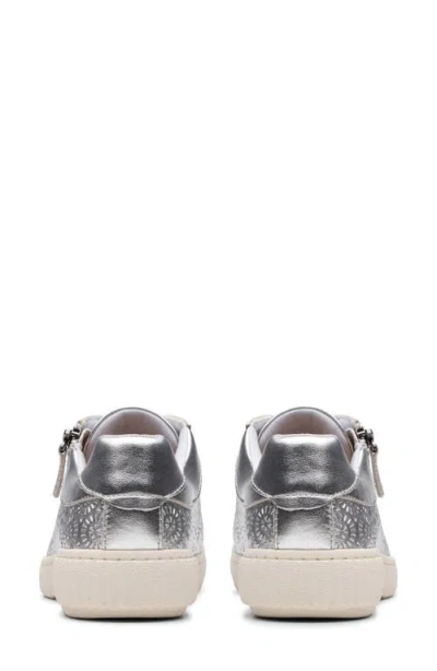 Clarks Caroline Rio Sneaker In Silver