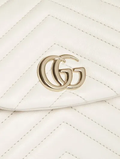 Gucci Mini Gg Marmont Backpack In White