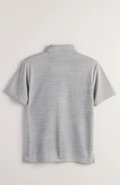 Nordstrom Kids' Solid Performance Polo In Gray