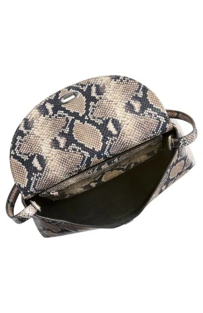 Altuzarra Loquette Python Embossed Leather Shoulder Bag In Neutral