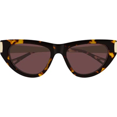 Chloé Eyewear Cat-eye Frame Sunglasses In Brown