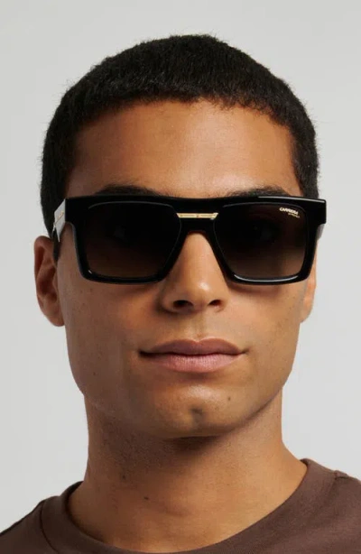 Carrera Eyewear Victory 55mm Gradient Rectangular Sunglasses In Burgundy