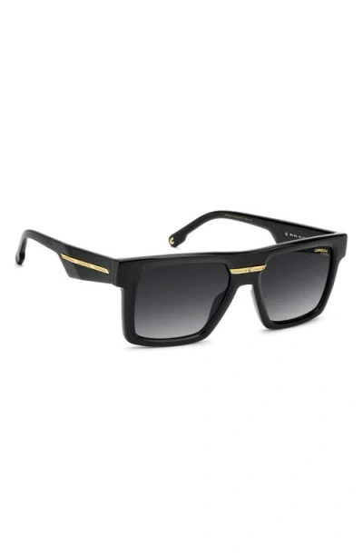 Carrera Eyewear Victory 55mm Gradient Rectangular Sunglasses In Burgundy