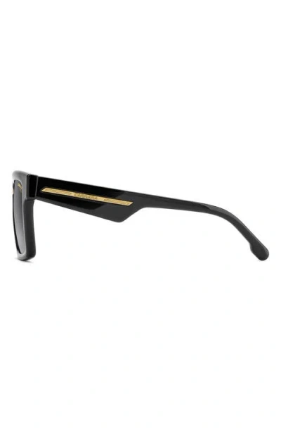 Carrera Eyewear Victory 55mm Gradient Rectangular Sunglasses In Burgundy