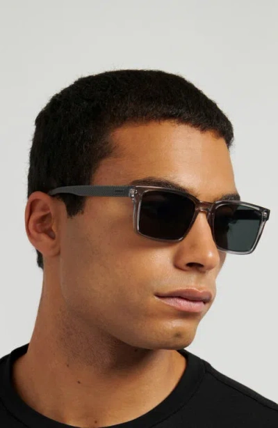 Hugo Boss Hugo 55mm Rectangular Sunglasses In Orange