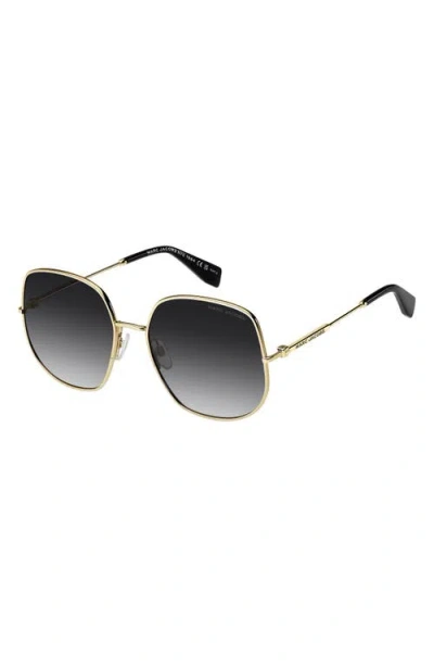 Marc Jacobs 59mm Gradient Square Sunglasses In Pattern