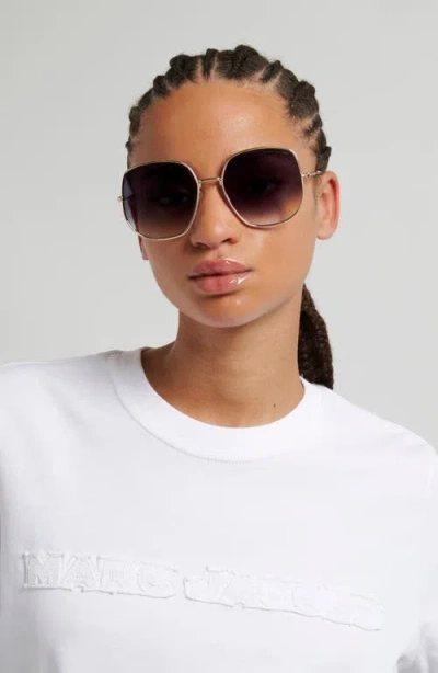 Marc Jacobs 59mm Gradient Square Sunglasses In Pattern
