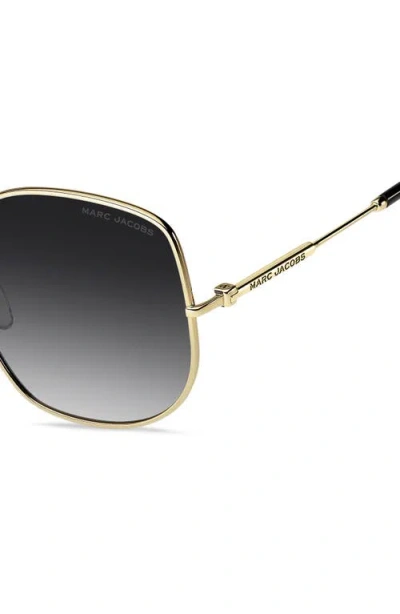 Marc Jacobs 59mm Gradient Square Sunglasses In Pattern