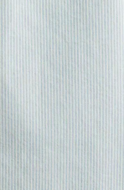 Bernardo Stripe Denim Jacket In Blue