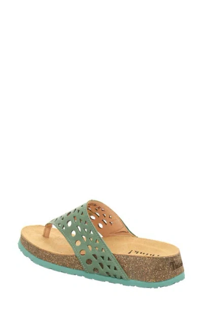 Think ! Koak Perforated Sandal In Multi