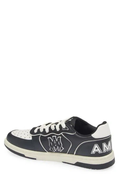 Amiri Vintage Leather Sneakers With Logo Details For Men In Black