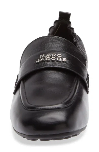 Marc Jacobs Logo-plaque Leather Loafers In Multi