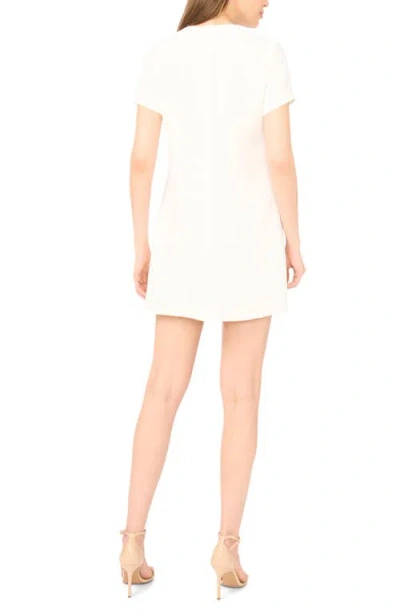 Cece Embellished Bows Shift Minidress In White