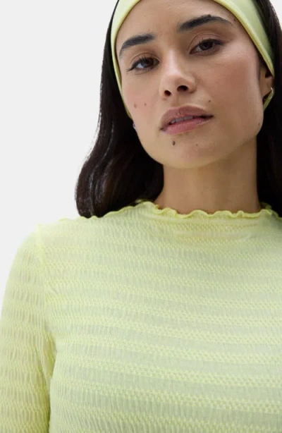 Halfdays Ynes Texture Top In Gray