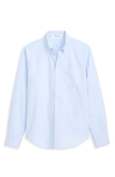Alex Mill Mill Shirt In Paper Poplin In Calm Blue