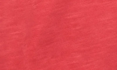 Alex Mill Standard T-shirt In Slub Cotton Fire Red