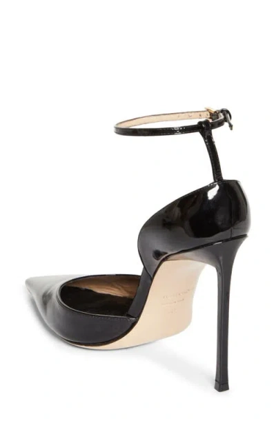 Tom Ford Patent Vertigo Heeled Sandals 105 In Black