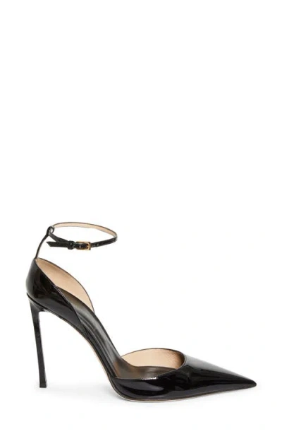 Tom Ford Patent Vertigo Heeled Sandals 105 In Black
