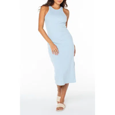 Roxy Emilia Racer Tank Midi Dress In Blue