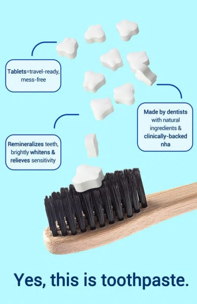 Mysmile Toothpaste Tablets Toothpaste Bites In White