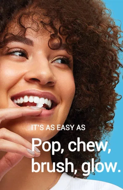 Mysmile Toothpaste Tablets Toothpaste Bites In White