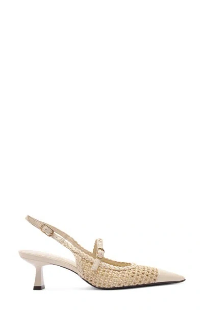 Arezzo Hazel Slingback Pump In Brown