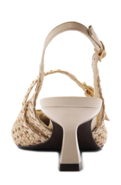 Arezzo Hazel Slingback Pump In Brown