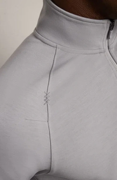 Rhone Dreamstate Quarter Zip Pullover In Gray