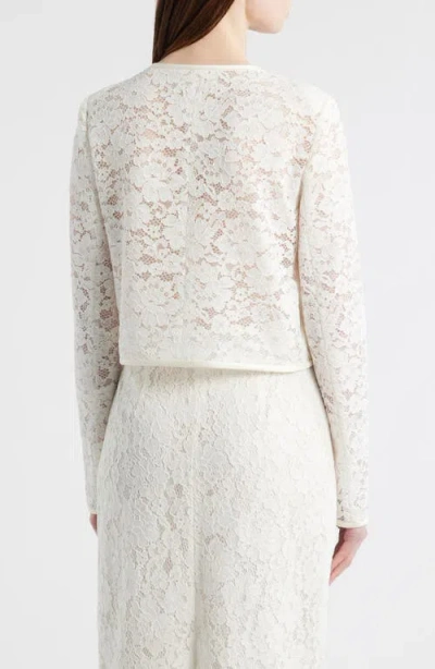 Loveshackfancy Junetta Lace Jacket In White