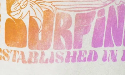 Roxy Sunny Oversize Graphic T-shirt In White