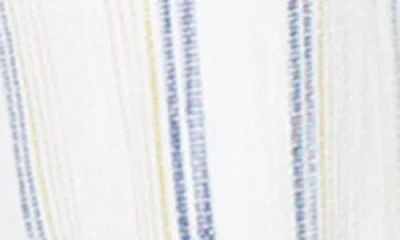 Roxy Beach Breeze Ii Stripe Cotton Blend Drawstring Pants In White