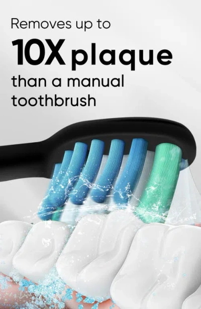 Mysmile Elite Sonic Toothbrush Replacement Heads (6 Pack) - Black In Black