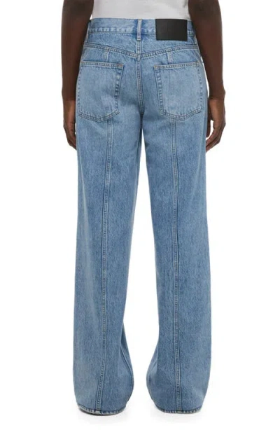 Helmut Lang High Rise Wardrobe Jeans In Vintage Wash Blue